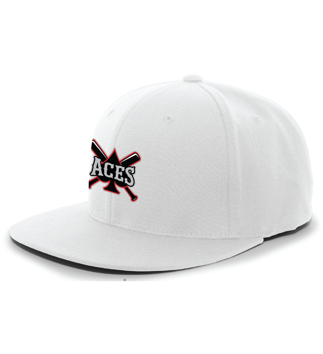 Aces White Embroidered Hat - Gutsy Athletic