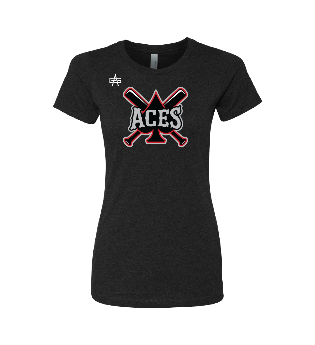 Aces Black Premium Shirt (Womens) - Gutsy Athletic