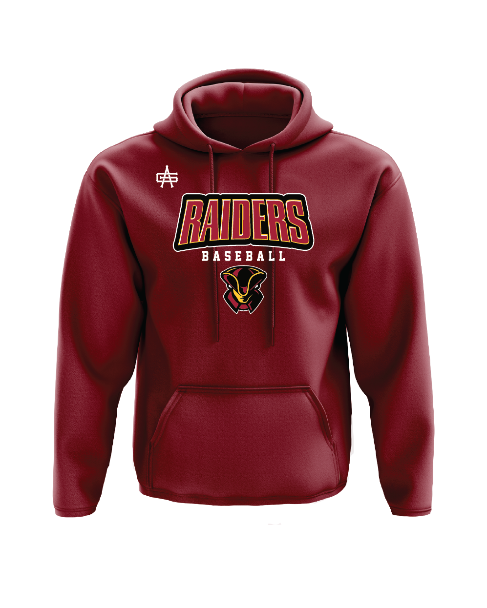 Thomas Jefferson Raiders Hoodie (Cardinal Red) - Gutsy Athletic